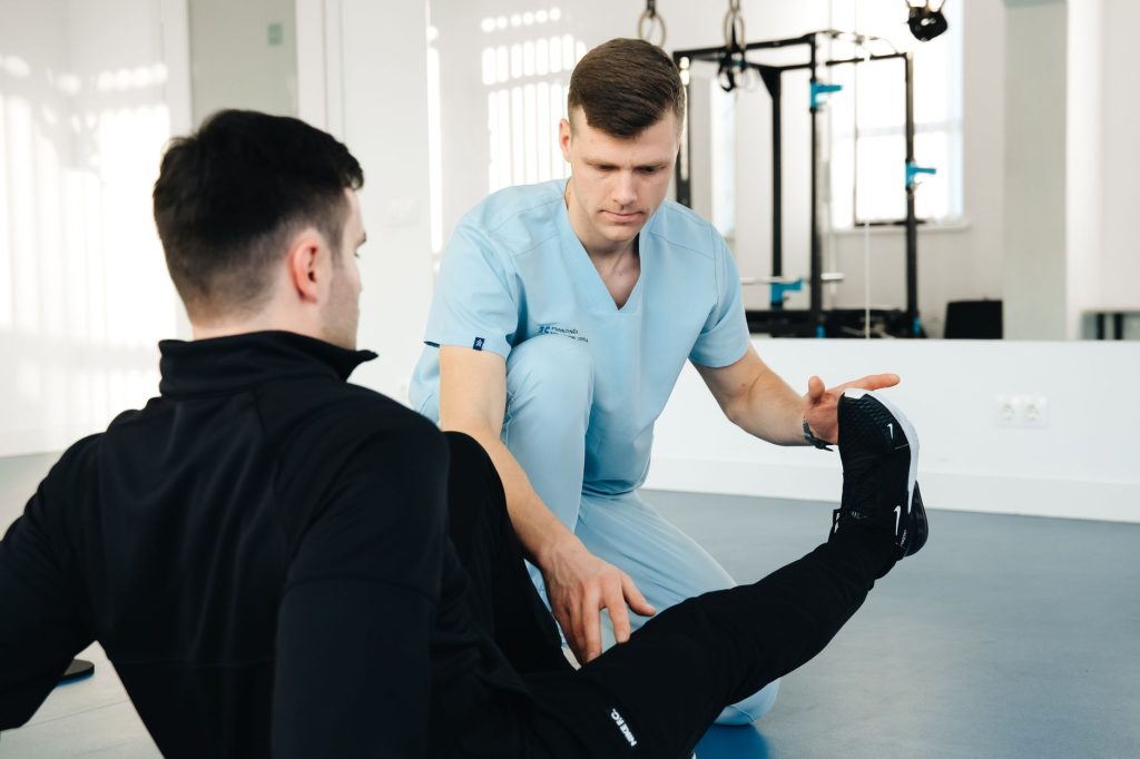 Student athlete having a sports physical in Cumberland, MD